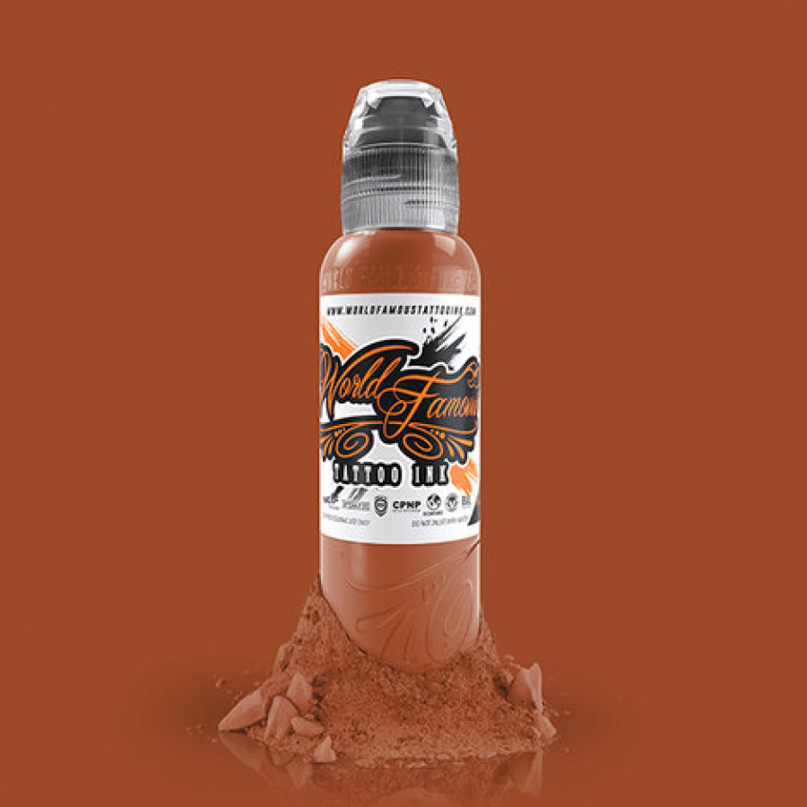 Краска World Famous Tattoo Ink Red Clay